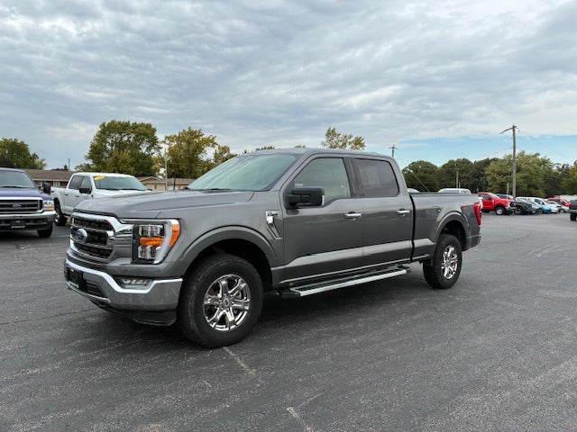 2022 Ford F-150 Crew Cab XLT 4x4 6.5FT Bed in Carbonized Gray Metallic — front three-quarter view